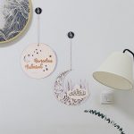 Ramadan Circle Moon Wood Piece Wall Decor Wall Hanging Modern Simple Home Decor Wall Decor - Image 7