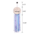 Home Decor Wood Plank Mermaid Blue Dream Catcher Room Decor Wall Hanging Wall Decoration - Image 4